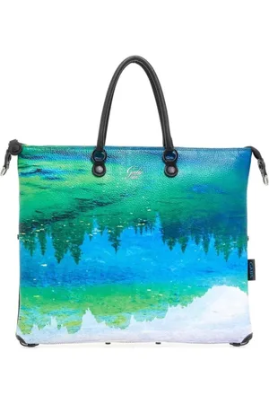 Gabs Tote Bags, female, , ONE SIZE, Green Printed Shopping Bag Trip