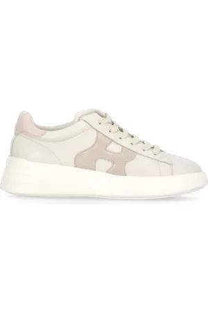 Hogan Sneakers, female, , 5 UK, Ivory Leather Trainers for Women