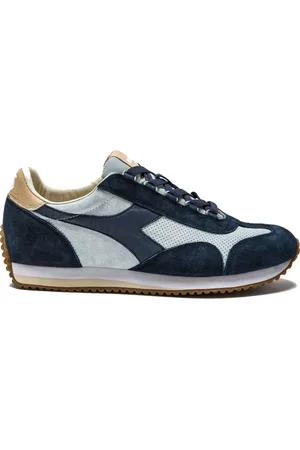 Diadora Sneakers, male, , 10 UK, Vintage Suede Trainers with Iconic Details