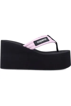 COPERNI Wedges, female, , 6 UK, Platform Wedge Sandals with Pink Strap
