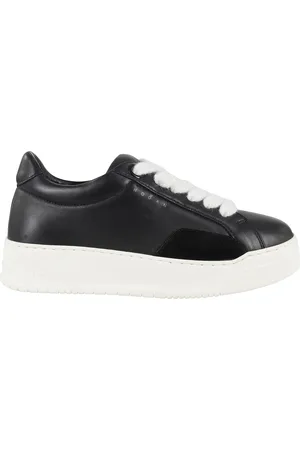 Hogan Leather Trainers with Round Toe