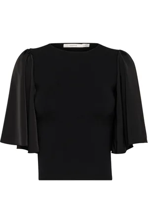 Gestuz Blouses, female, , S, Elegant Top with Ruffle Sleeves