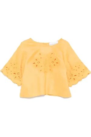 ERMANNO SCERVINO Ramie Blend Fashion Top