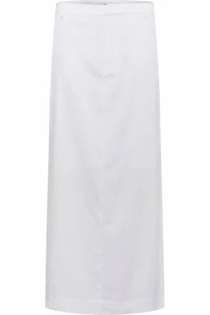Gestuz Maxi Skirts, female, , S, Linen Skirt with Side Split