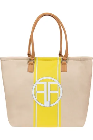 Fracomina Colorful Tote Bag with Metal Details