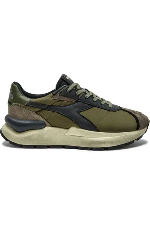 Diadora Sneakers, male, , 8 UK, Vintage Style Leather Trainers