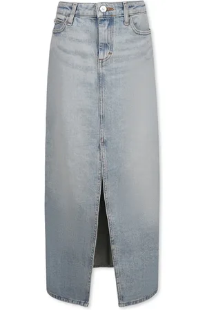 Calvin Klein Skirts, female, , 8 Y, Denim Casual Skirt with Logo Patch