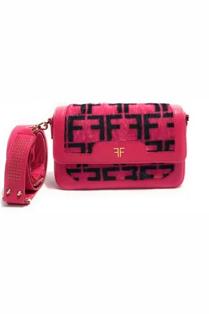 Fracomina Cross Body Bags, female, , ONE SIZE, Fuxia Shoulder Bag Viola Donna