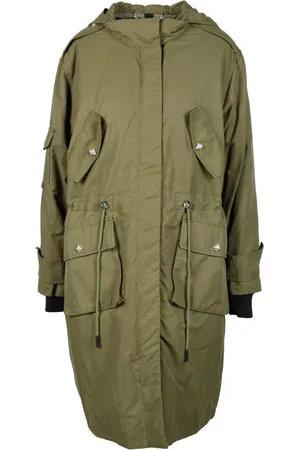 John Richmond Parkas, female, , S, Stylish Parka with Cotton-Nylon Blend