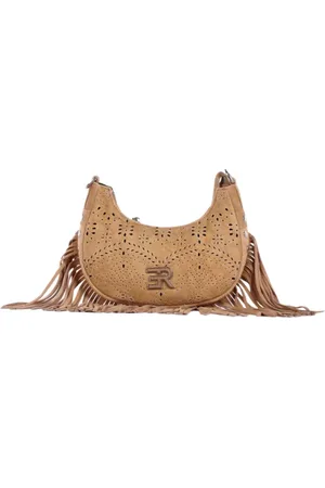 ERMANNO SCERVINO Stylish Logo Front Bag with Fringes