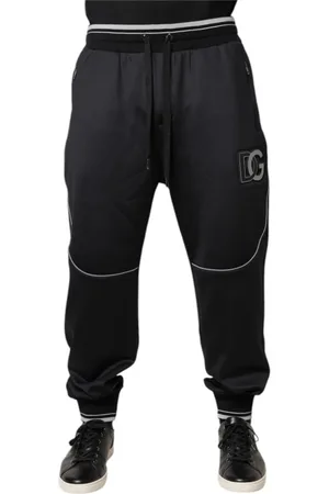 Dolce & Gabbana Sweatpants, male, , 2XL, Logo Jogger Trousers Polyester