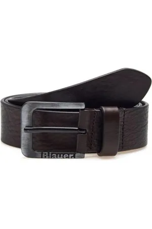 Blauer Belts, male, , 90 CM, Leather Logo Buckle Men