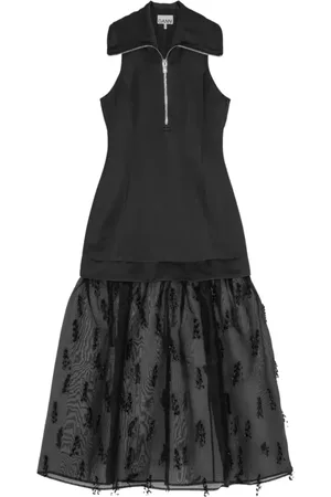 Ganni Tulle Bottom Dress