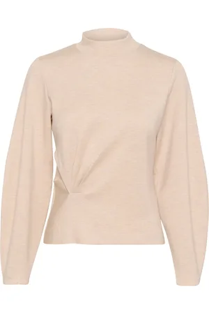INWEAR Long Sleeve Tops, female, , M, Draped Detail Blouse