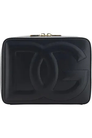 Dolce & Gabbana Embossed Leather Shoulder Bag
