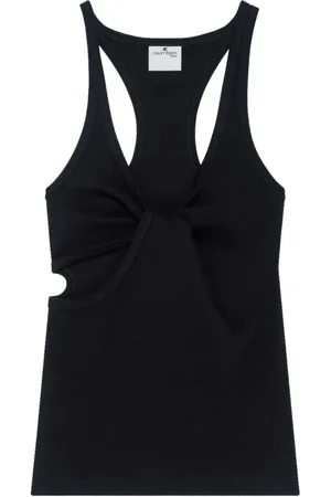 Courrèges Sleeveless Tops, female, , S, Asymmetric 90s Tank Top