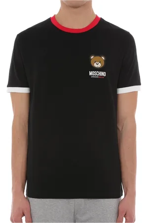 Moschino T-Shirts, male, , XL, Stretch Jersey Logo Underbear Cotton