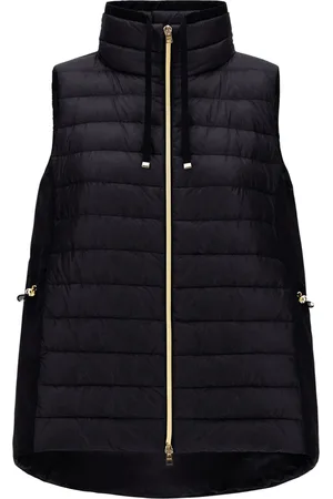 HERNO Vests, female, , L, Ultralight Nylon Vest with Striped Quilting