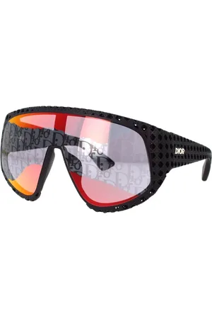 Dior Innovative 3D Sunglasses with Red Mirrored Lenses