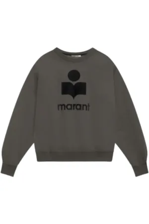 Isabel Marant Cotton Blend Sweatshirt, Round Neck, Long Sleeves