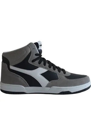 Diadora Sneakers, male, , 12 UK, Raptor High SL Synthetic Leather Trainers Black