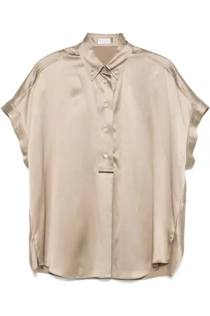 Brunello Cucinelli Blouses, female, , S, Casual Cotton Shirt for Men