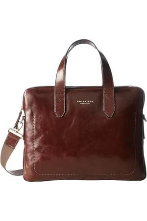 The Bridge Italian Leather Laptop Bag Unisex