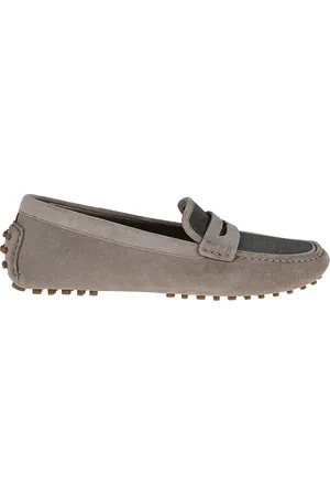Brunello Cucinelli Loafers, female, , 7 UK, Chic Nude Loafer Shoes