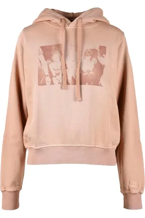 Diesel Hoodies, female, , XS, Cotton Sweatshirt - Model: Felpa