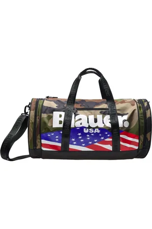 Blauer Weekend Bags, male, , ONE SIZE, Camouflage Nylon Duffle Bag