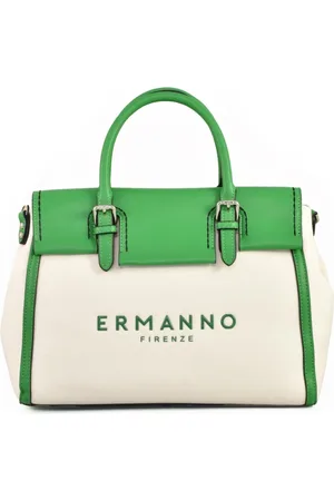ERMANNO SCERVINO Handbags, female, , ONE SIZE, Canvas Shoulder Bag with Magnet Closure