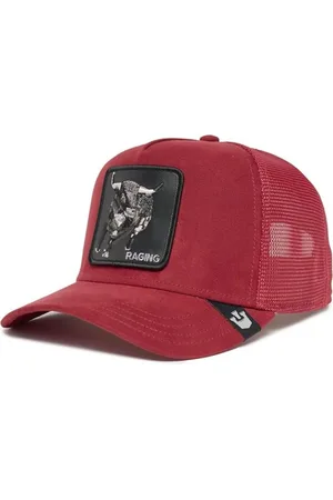 Goorin Bros. Caps, female, , ONE SIZE, Animal Farm Trucker Cap Red Suede