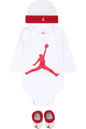 Jordan Sets, unisex, , 6 M, Bodysuit Set with Hat and Slippers