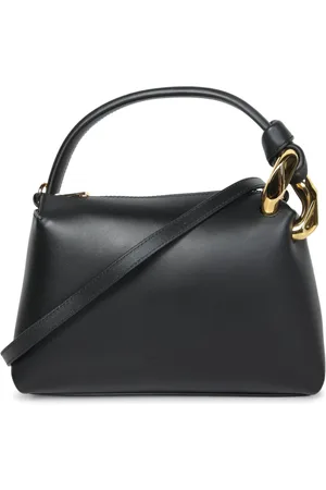 J.W.Anderson Handbags, female, , ONE SIZE, Elegant Leather Bag with Gold Details