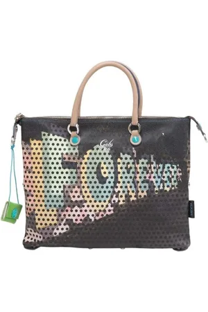 Gabs Tote Bags, female, , ONE SIZE, Grey Colorful Print Convertible Handbag