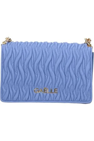 GAËLLE Shoulder Bags, female, , ONE SIZE, Eco Leather Metal Logo Clutch