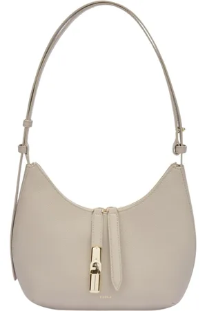 Furla Shoulder Bags, female, , ONE SIZE, Vanilla Leather Shoulder Bag with Zip
