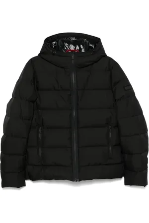 FAY Winter Jackets, male, , XL, Piuma Cappuccio Front Hoodie