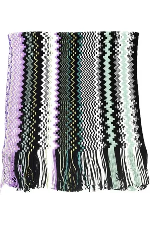 Missoni Geometric Fantasy Wool Blend Shawl