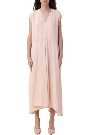 Fabiana Filippi Midi Dresses, female, , 2XS, Elegant Black Dress with Lace Detail