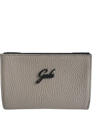 Gabs Gray Leather Wallet Compact and Stylish