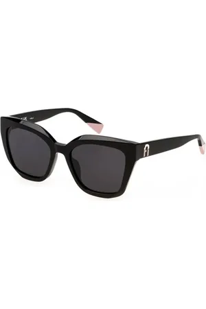 Furla Sunglasses, unisex, , 54 MM, Stylish Sunglasses with Dark Grey Lenses