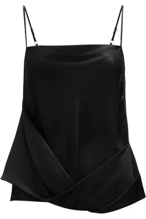 J.W.Anderson Sleeveless Tops, female, , XS, Strappy Top with Cowl Neck