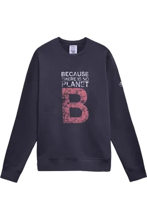 ECOALF Sweatshirts, male, , L, Long Sleeve Front Print Cotton Top