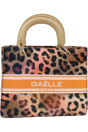 GAËLLE Handbags, female, , ONE SIZE, Patterned Eco-leather Shoulder Bag