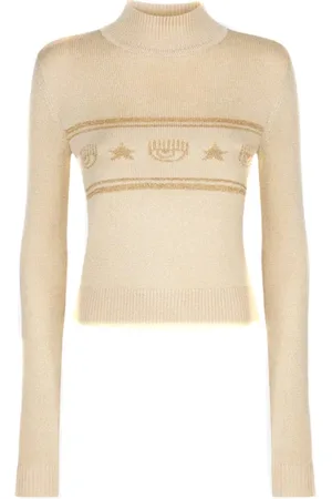 Chiara Ferragni Turtlenecks, female, , S, Stylish Jumpers for a Chic Look