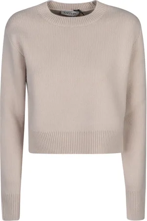 Lanvin Neutral Knit Jumper