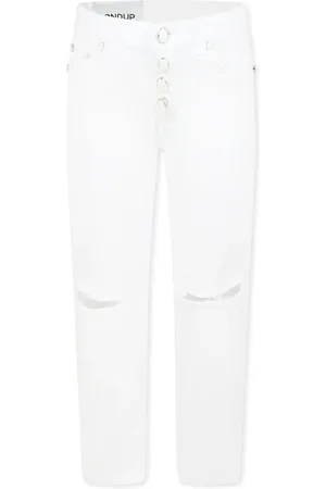 Dondup Jeans, unisex, , 2 Y, Five-Pocket Jeans with Worn Effect