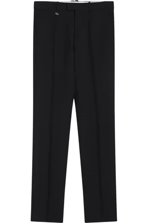 Burberry Suit Trousers, male, , L, Classic Navy Wool Blend Trouser