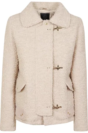 FAY Bouclé Jacket with Quilted Lining